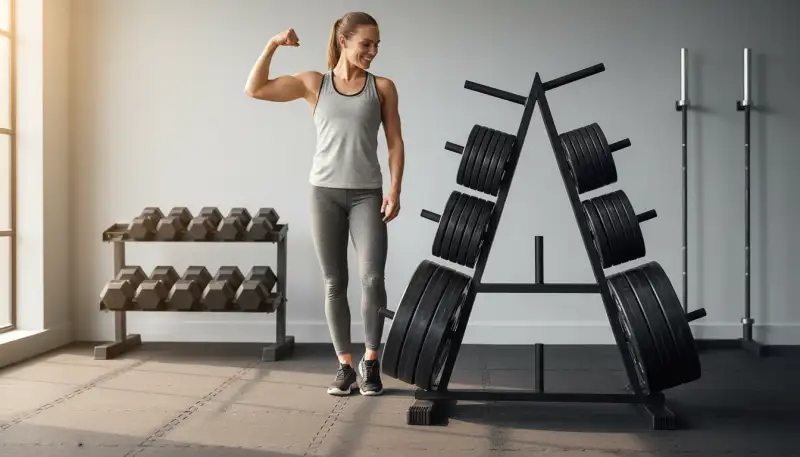 Ordnung im Home Gym: Dein Plattenständer