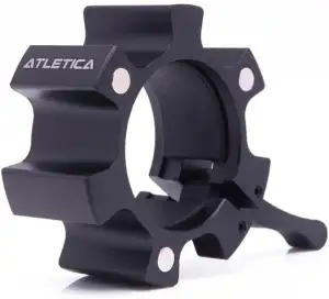 Atletica Aluminium Hantelverschlüsse | Paarweise | 50 mm | Magnetisch | Gummischutz auf der Innenseite | Hervorragender Halt | In 4 Farben erhältlich