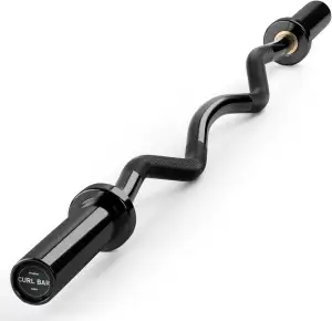 PhysKcal Olympische Langhantelstange 50mm für Krafttraining | Profi SZ Curlstang