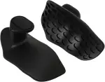2 PCS Silikon Gym Grips – Griffhilfen für Kraftsport, Anti-Rutsch Griffpolster für Fitnessstudio, Handschutz vor Schwielen bei Klimmzügen & Hanteltraining (Unisex, mit Tragetasche)