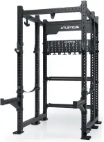 ATLETICA R8 UTILE | Power Rack | 6-Pfosten Power Rack mit praktischem Storage System | Lagerregal...