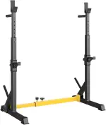 LIFERUN Squat Rack Hantelständer, Kniebeugenständer, verstellbare Langhantelablage höhenverstellbar, Multifunktions Barbell Rack für für Sportstudio Zuhause Gewichtheben Bankdrücken bis 250 kg