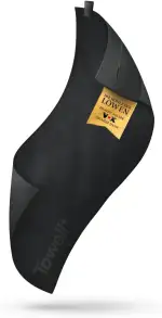 STRYVE Sporthandtuch – Das Original aus DHDL – Towell+ – Graphite Black – 90 x 40 cm – Magnetclip...