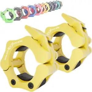 WARM BODY COLD MIND Verstärkt 50mm Hantelverschlüsse/Olympic Barbell Collars - Schnellverschluss Hantel Clips, Olympische Hantelverschluss, Langhantel Klemmen, Hantelklemmen