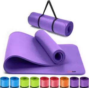 Yogamatte, Fitnessmatte Rutschfest Und Trainingsmatte, Yoga Matte Dicker, Sportmatte Dicke, Gym M...