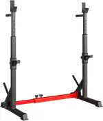 LIFERUN Squat Rack Hantelständer, Kniebeugenständer, verstellbare Langhantelablage höhenverstellbar, Multifunktions Barbell Rack für für Sportstudio Zuhause Gewichtheben Bankdrücken bis 250 kg