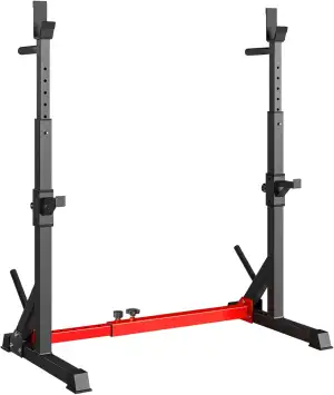 LIFERUN Squat Rack Hantelständer, Kniebeugenständer, verstellbare Langhantelabla