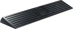 Strength Shop Kniebeugenblock mit Fußstellungshilfe, Vollgummi (4kg), hochbelastbare & rutschfeste Squat Wedge steigert die Mobilität & Flexibilität, ideal als Kniebeugen Keil, Wadendehner & Co.