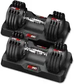 EnterSports 12kg/18kg/27kg Verstellbare Hanteln Einstellbare Platzsparende Hantel, Hanteln Verste...