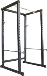 Train Hard Power Rack Squat Cage Kraftstation mit Klimmzugstange, erweiterbar mit Latzug, zertifi...