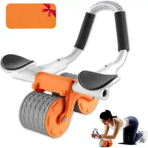 Bauchroller Ab Roller Bauchtrainer mit Ellbogenunterstützung, Ab Wheel mit Automatische Rebound, ...
