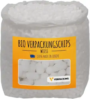 verpacking BIO Verpackungschips aus Maisstärke [Farbe & Menge wählbar] Füllmater