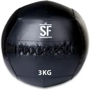 SUPRFIT – Medizinball für Cross- & Functional Training – Wall Ball mit weichem Polster & griffiger PVC-Oberfläche – Gewichtsball zum Training von Explosivkraft, Kondition & Koordination