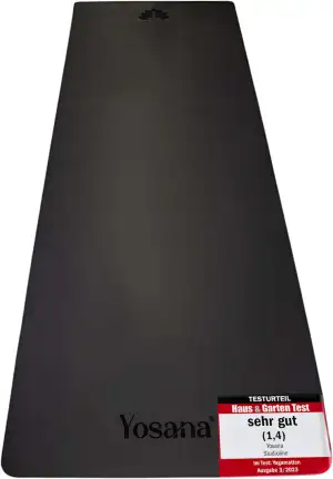 Yosana Yogamatte aus Naturkautschuk | extrem rutschfest | ULTRA GRIP Oberfläche 
