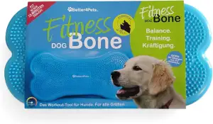 Generisch Fitness Dog Bone - Balance Pad & Wackelkissen - orthopädisches Hundetraining & Spiel - Trainingsgerät, Board, Kissen, Zubehör, Toy - inkl. Pumpe - für kleine & große Hunde