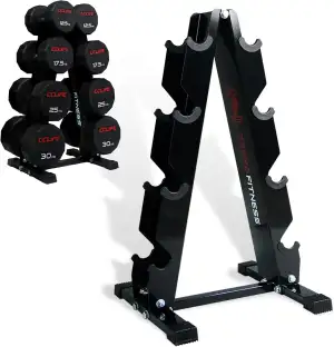 ZEERO Hantelständer Max.300Kg, 4/5 Ebenen Kurzhantel Rack, Passend zu hanteln un