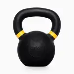 SUPRFIT – Elite Kettlebells – pulverbeschichtete Kugelhantel aus massivem Gusseisen für Fitness, Crossfit & Krafttraining – mit Farbcodierung zur besseren Unterscheidung der Gewichte