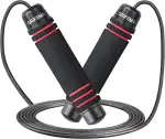 GRIFEMA Springseil, Speed Rope Verstellbar mit Rutschfester Schaum Griffe, Länge Einstellbar, Rutschfest, Springseil Erwachsene Fitness für Fitness und Ausdauer und Seilspringen