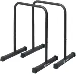 Eric Flag Dip Barren aus Robustem Stahl für Krafttraining, Calisthenics, Dips – Parallettes Calisthenics Stabile und Solide, Dip Stange für Körpergewichtstraining, Home Gym, bis zu 250 kg Belastbar