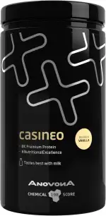 Anovona casineo 8K Protein Pulver: Langanhaltende Sättigung & Muskelaufbau – Casein Protein mit höchster biologischer Wertigkeit– Ideal für Regeneration & Muskelproteinsynthese – Bourbon Vanille, 450g