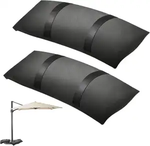 Sandsäcke zum Beschweren Bis 20kg Befüllen 70X25cm Sandsack Beschwerung Sandbag Sandsackgewichte für Sonnenschirm Wäscheständer Trampolin Gartenmöbel Beschwerer Gewichte Schwarz