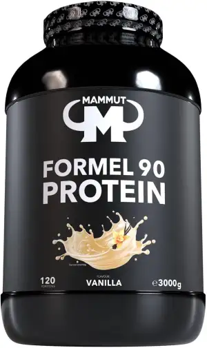Mammut Nutrition Formel 90 Proteinpulver Vanilla – 3kg – 4-Komponenten Whey Prot