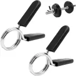 2 Stück 28mm Hantelverschlüsse, Gewichte Hantel Clip, Federklemmen für Langhantel, Krafttraining, Gym Pin, Hantelbefestigung
