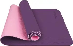 TOPLUS Gymnastikmatte, Yogamatte Yogamatte Gepolstert & rutschfest für Fitness P