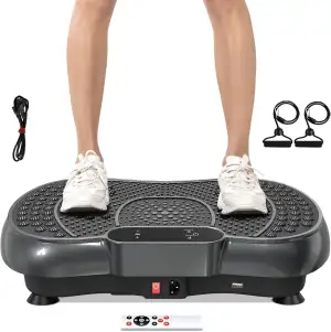 Dskeuzeew Vibrationsplatte Vibrationsgerät - Vibrationstrainer Zuhause mit 99 In