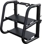 GORILLA SPORTS® Hantelständer - Multifunktional, 52x68,5x62 cm, Stahl, bis 300 kg Belastbar, Schwarz - Hantelablage, Kurzhantel, Langhantel Ablage, Kettlebell Ständer, Gewichtsständer