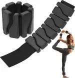 URMONA Gewichtsmanschetten Fuß & Handgelenk, 0.45 KG / 0.9 KG Je, 2 Stück Ankle Weights, Verstellbare Gewichte für Beine und Arme Set für Pilates, Joggen, Walking, Workout, Yoga