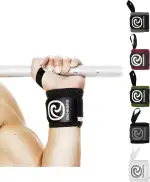 Rehband Handgelenk Bandagen Wrist Wraps für Kraftsport 45 cm, stabilisierende Gym Handgelenkbandage schützt vor Abknicken bei Druckübungen wie Bankdrücken & Schulterdrücken
