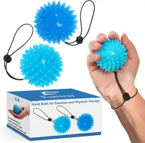 Handtrainer Fingertrainer - Knetball für Hände Therapie 2 Set, Weich Ball Antistressball Massageball (2Ebenen), Kräftigung von Hand, Finger Training, Lindert Stress, Angstlinderung, Gummi