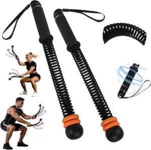 Battle Rope Ohne Seil, Geräuschfreies Battle Ropes, Platzsparend, Leicht Kraftvolles Training, Trainingsseile für Ganzkörperstraffung, Fettverbrennung, Krafttraining
