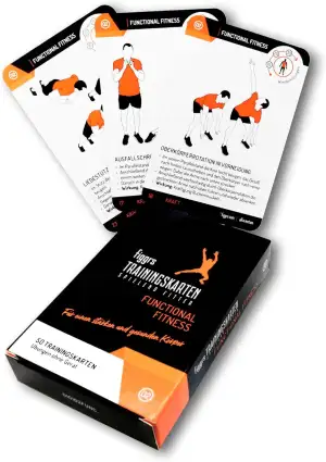 figgrs® Functional Fitness - 57 Trainingskarten mit 50 Fitnessübungen für eine l