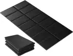 Stepwaver Bodenschutzmatte Laufband, Laufmatte Für Teppich & Hartböden, 140x60 cm Laufband Matte Schalldämmend, Hochdichte, Faltbare Unterlegmatte Für Fitnessgeräte, Fahrrad & Ellipsentrainer