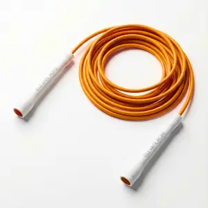 Elevate Speed Rope MAX - Professionelles Springseil aus Strapazierfähigem PVC mit Nylonkern - 5 mm - Länge Max. 3 Meter - Extrem Starke Griffe