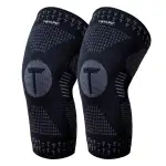 Teylam Kniebandage für Männer/Damen 2er set, Medizinisches knieschoner für Meniskusriss, Arthritis, ACL, Kompression bandage knie für Basketball, Volleyball, Yoga, Laufen, Rechts & links Bein tragbar