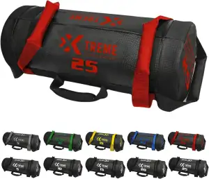 Premium Power Bag 5-25 kg, Robuster PVC Gewichtssack mit Griffen, Vielseitiger Sandbag für funktionelles Training, CrossFit, Hyrox Workouts, Kraft & Ausdauer