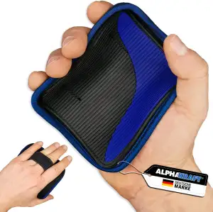 ALPHAKRAFT® Griffpolster Kraftsport [1 Paar] | Griffpads Krafttraining & Grip Pa