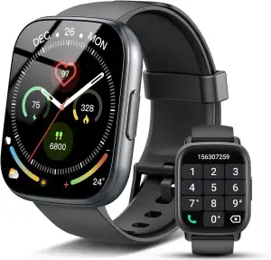 Smartwatch Herren Damen, 1.95" HD Smart Watch mit Bluetooth Anruf, 110+Sportmodi