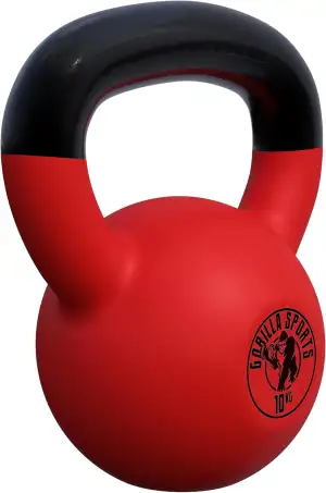 GORILLA SPORTS® Kettlebell 2–32 kg – Gusseisen Kugelhantel mit Vinylbeschichtung, Bodenschonend – Einzeln oder Set – für Home Gym, Fitness & Krafttraining