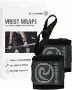 Rehband Wrist Wraps - Profi Support für Krafttraining | Stabilität bei schweren Lifts | Verstellb...