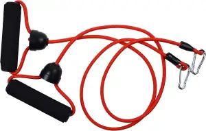 Azatemgo Set 2 elastische Bungee-Seile für Vibrationsplattformen (Rot)