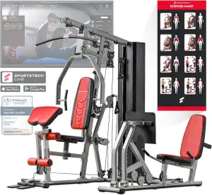 Kraftstation HGX100/HGX300, bis zu 80kg, Deutsche Qualitätsmarke, Bodybuilding S