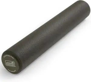 SISSEL Pilates Roller Pro | Strapazierfähiger Kautschuk | Ideal für Anfänger & Fortgeschrittene | Vielseitiges Training zuhause & Studio | Länge: 100cm | Farbe: Grau