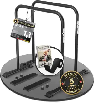 NEOLYMP Dip Barren Calisthenics Equipment – 400 kg belastbare Dip Station mit E-