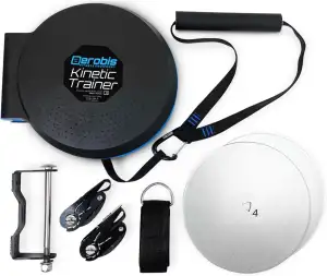 aerobis® Kinetic Trainer | Kinetic-Fitness-Set zum effektiven Kraft- & Muskelaufbau | Schwungrad-Trainings-Set für alle Muskeln | Exzentrisches Fitnesstraining
