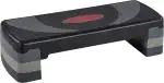 Yaheetech Steppbrett Fitness Aerobic Stepper Höhenverstellbar Step Bench mit 3 Stufen (10/15/20 cm) Rutschfestes Trainingsgerät für Büro und Zuhause