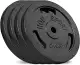 Hop-Sport Gusseisen Hantelscheiben Set 20 kg mit 31 mm Lochdurchmesser, ideal für Standard 30mm L...